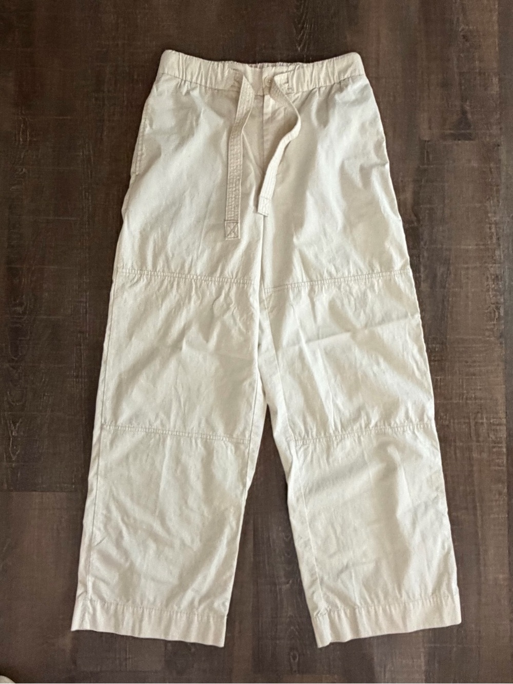 BANANA REPUBLIC Women’s Drawstring lightweight Pants in Off-White NWOT Small
